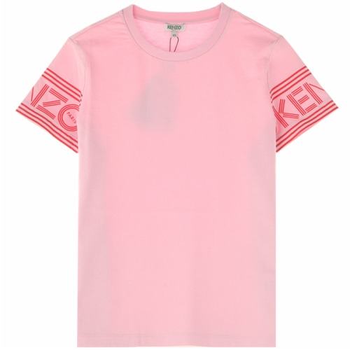 [겐조] 18SS 985 2TS793 32 암 로고 반팔 티셔츠 핑크 여성 티셔츠 / TR,KENZO