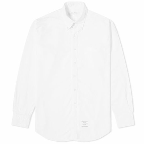 [톰브라운] MWL010E 00139 100 히든삼선 셔츠 화이트 남성 셔츠 / TEO,THOM BROWNE