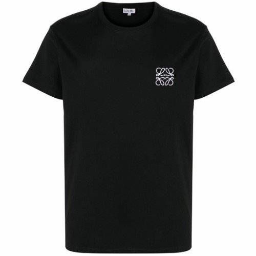 [로에베] H526341XAI 1100 301 아나그램 로고 자수 반팔 티셔츠 블랙 남성 티셔츠 / TJ,LOEWE