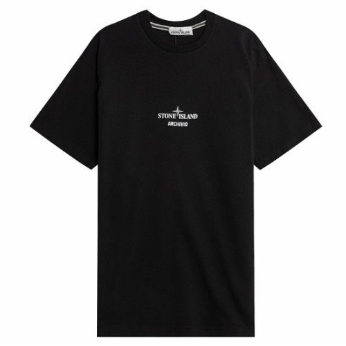 [스톤아일랜드] 20FW 73152NS91 V0029 아르키비오 프로젝트 백프린팅 반팔 티셔츠 블랙 남성 티셔츠 / TJ,STONE ISLAND