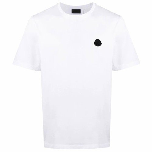 [몽클레어] 8C7B310 8390Y 001 블랙로고 레터링 라운드 반팔티셔츠 화이트 남성 티셔츠 / TJ,MONCLER