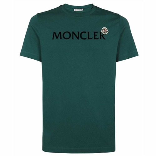 [몽클레어] 8C00025 8390T 865 로고패치 라운드 반팔티셔츠 그린 남성 티셔츠 / TJ,MONCLER