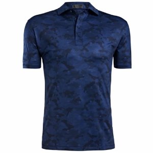 [지포어] G40S22K15 BPRNT 로고 스컬 셔츠 블루 네이비 남성 셔츠 / TR,G/FORE