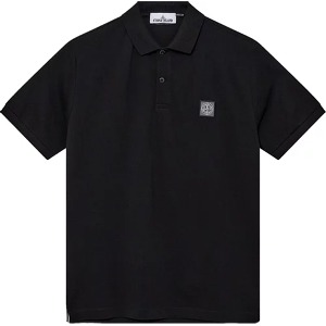 [스톤아일랜드] 24SS 801522R39 A0029 로고패치 폴로 티셔츠 블랙 남성 티셔츠 / TTA,STONE ISLAND